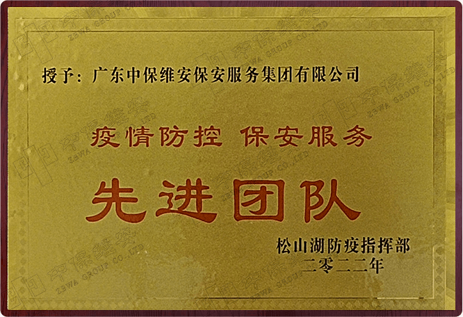 疫情防控 先进团队